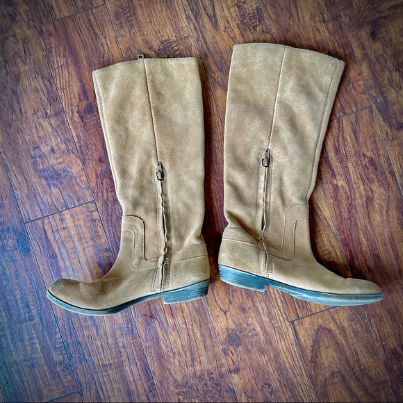 NineWest Suede Zipper Boots - Picture 3 of 5